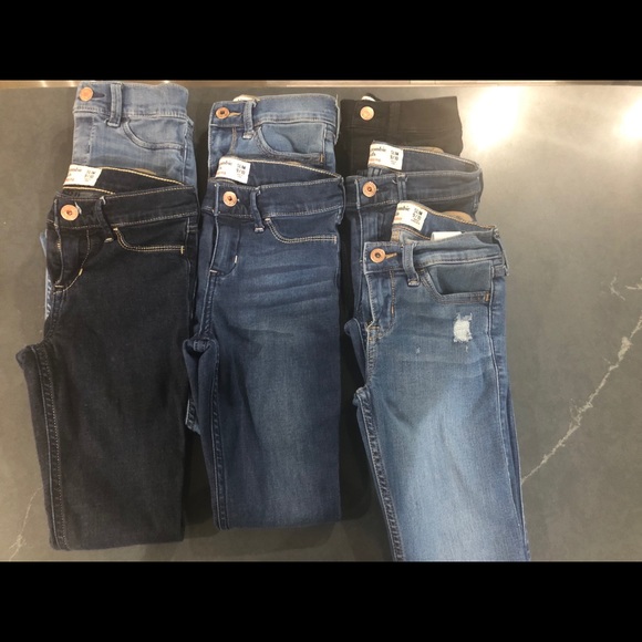 ABERCROMBIE KIDS GIRLS SKINNY JEANS - Picture 2 of 2